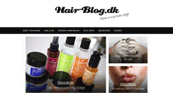 Desktop Screenshot of hair-blog.dk